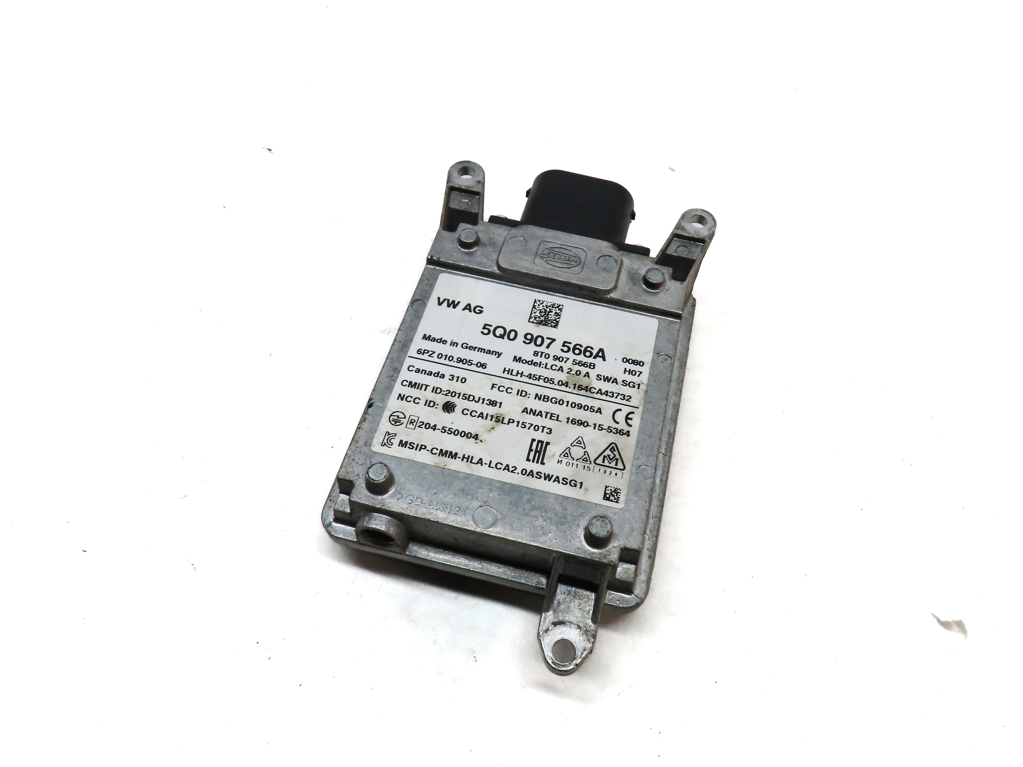 2015-2016 AUDI A3 S3 (8V) BLIND SPOT RADAR SENSOR MODULE (MASTER) — exact item pictured